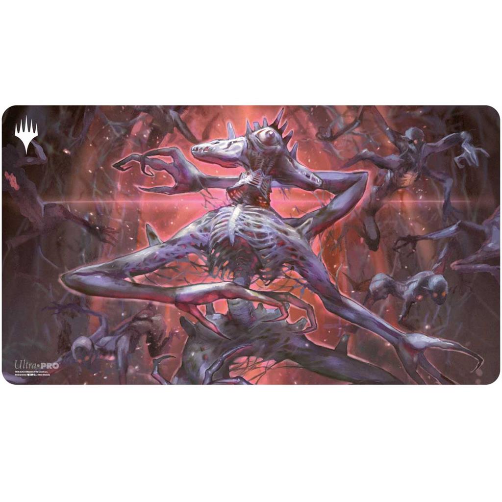 UP - Duskmourn Playmat Mythic Cycle Black for Magic: The Gathering