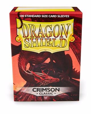 Dragon Shield Standard Sleeves - Crimson (100 Sleeves)