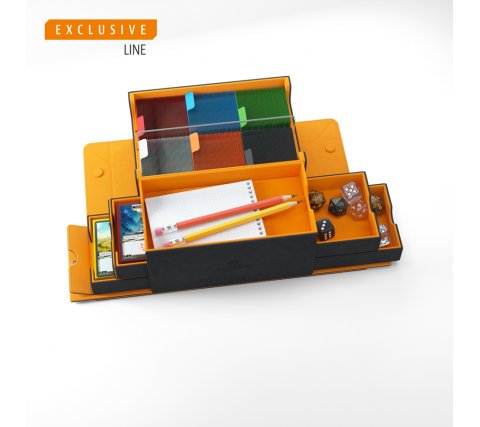 Gamegenic Deckbox - Card's Lair 600+ Convertible: Zwart/Oranje