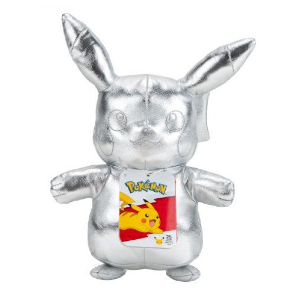 25th Anniversary - Silver Plush 20cm - Pikachu