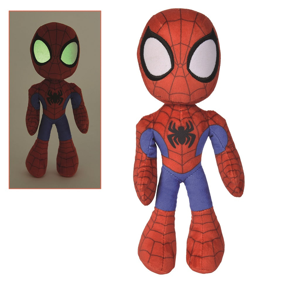 MARVEL - Spiderman Plush - Eyes Glow in the Dark - 25cm