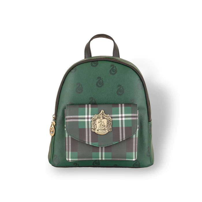 HARRY POTTER - Slytherin - Mini Plaid Backpack '25x25cm'