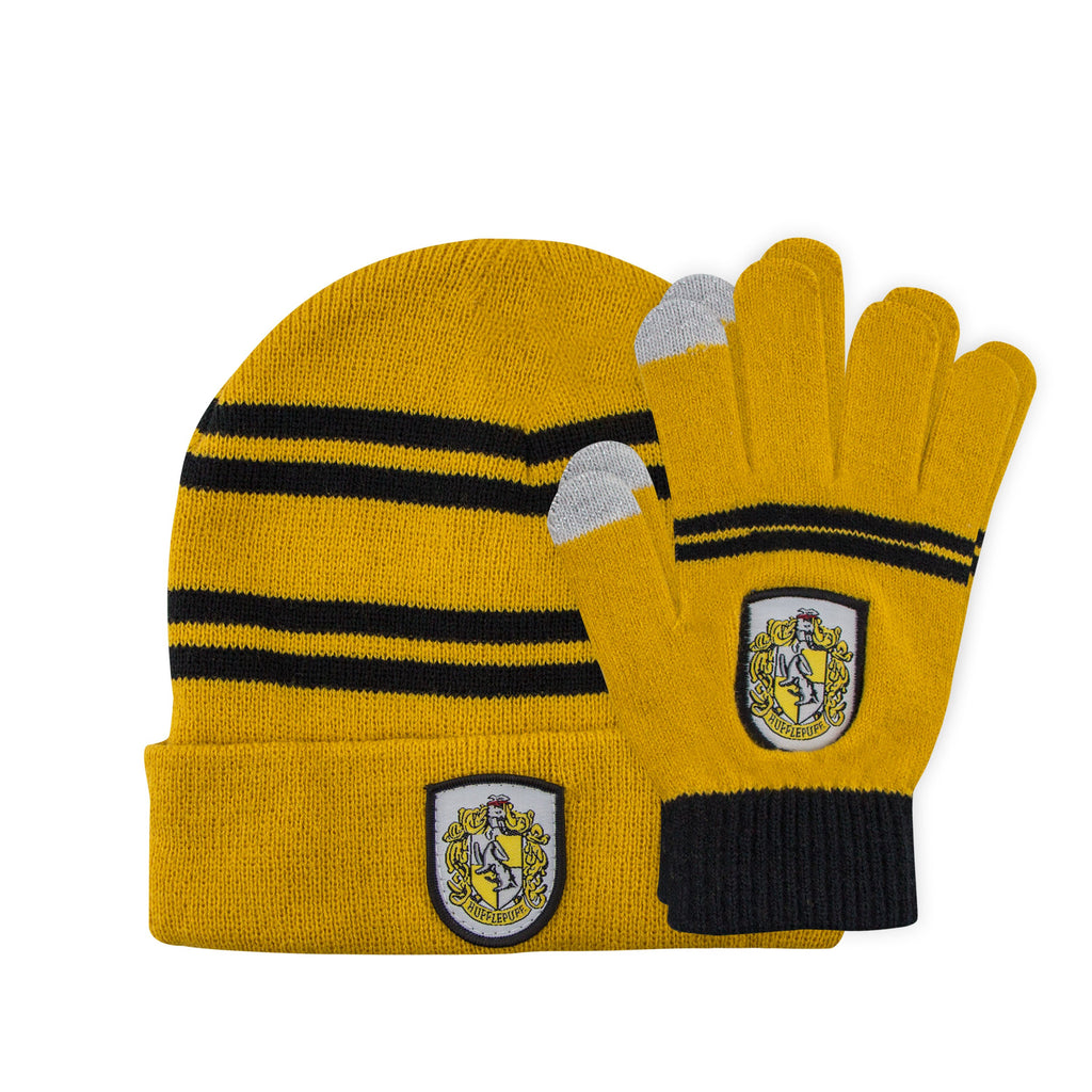 HARRY POTTER - Set Beanie + Gloves Kid - Hufflepuff