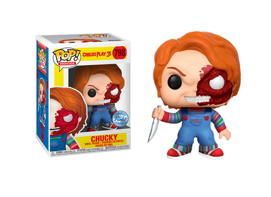 CHUCKY - POP Movies N° 798 - Chucky Half (BD)