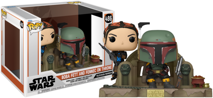 MANDALORIAN - POP MOMENT N° 486 - Boba Fett & Fennec Shand