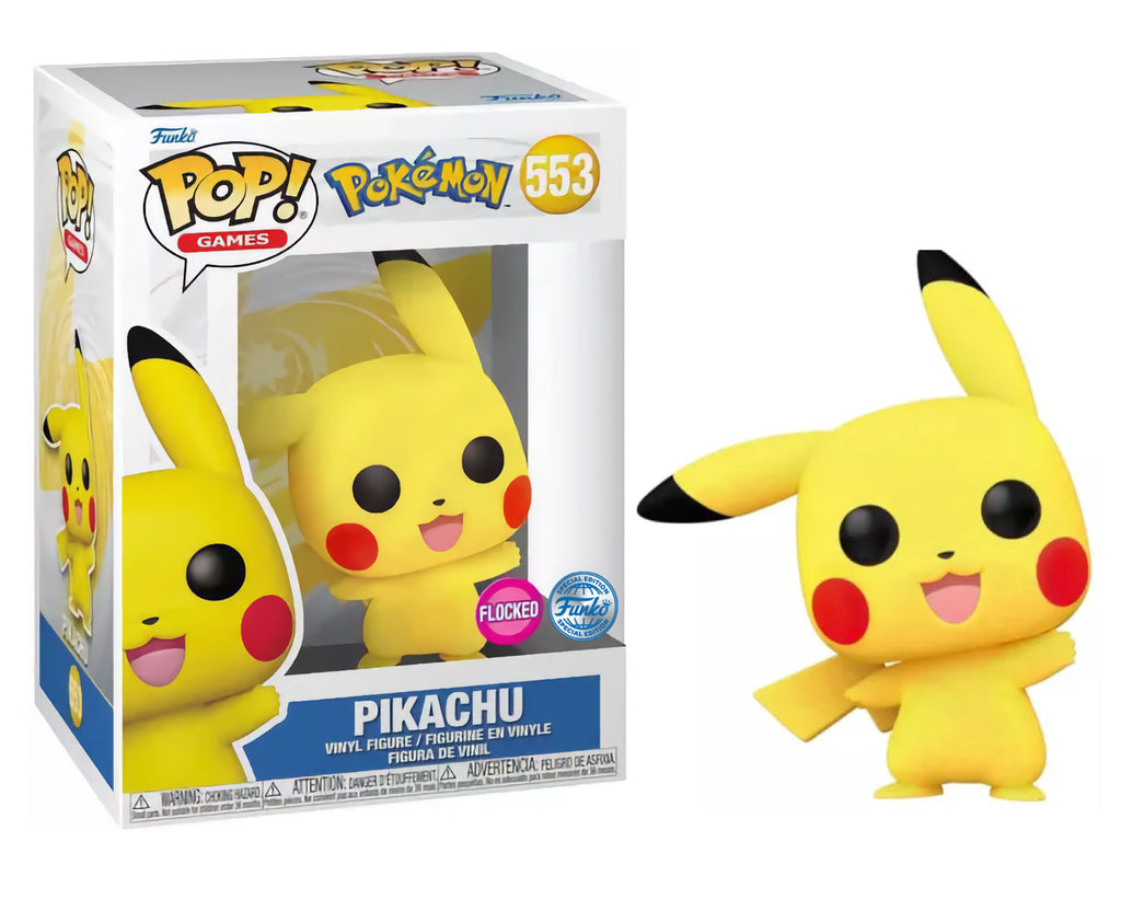 POKEMON - POP N° 553 - Pikachu Waving Flocked