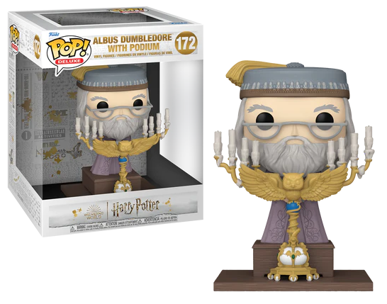 HARRY POTTER 3 - POP Deluxe N° 172 - Dumbledore with Podium