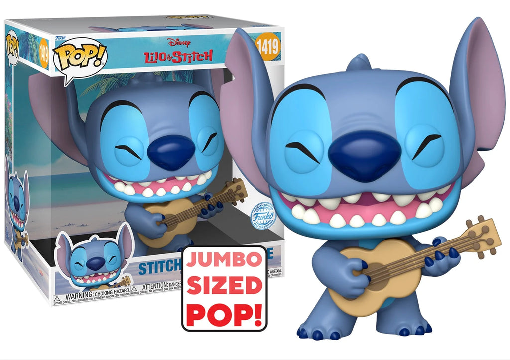 LILO & STITCH - POP Jumbo N° 1419 - Stitch with Ukelele