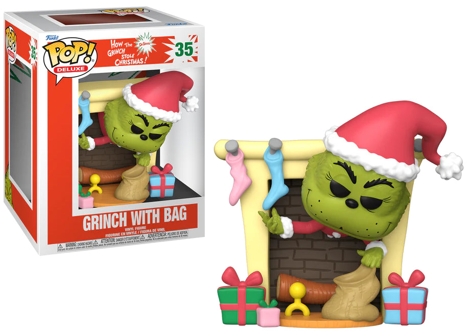 HOW THE GRINCH STOLE CHRISTMAS - POP Deluxe N° 35 - Grinch with Bag