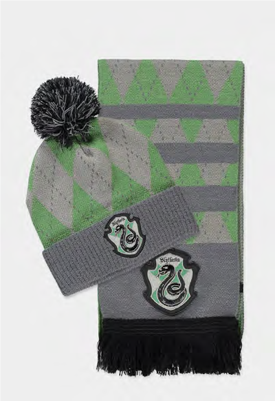 HARRY POTTER - Slytherin - Beanie & Scarf Gift Set