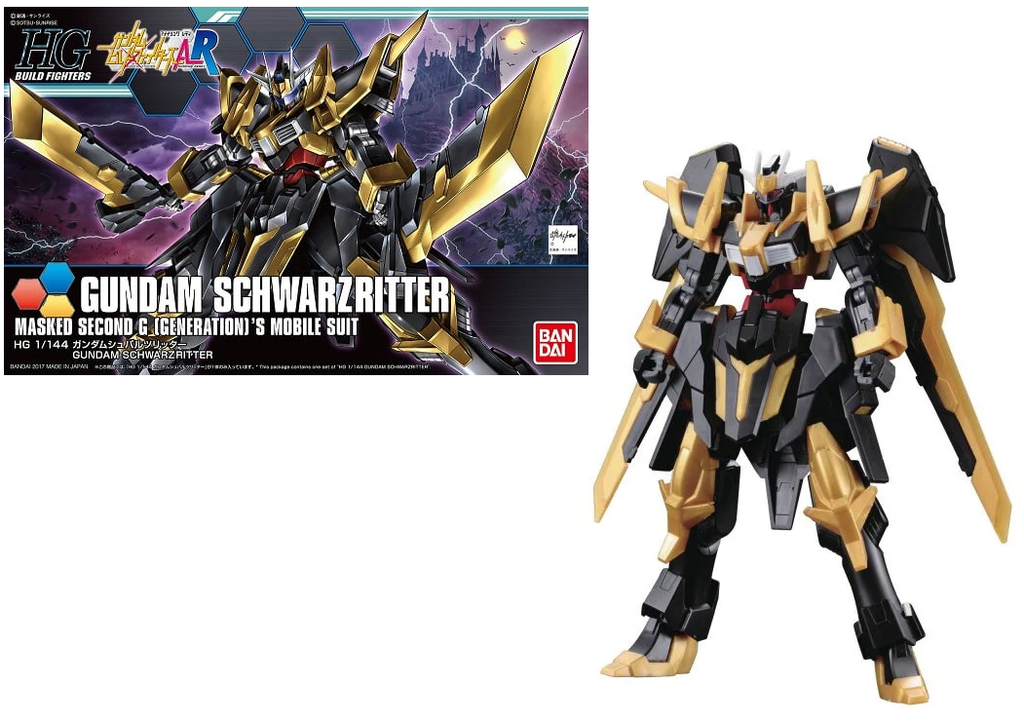 GUNDAM - Model Kit - HGBF Gundam Schwarzritter 1/144