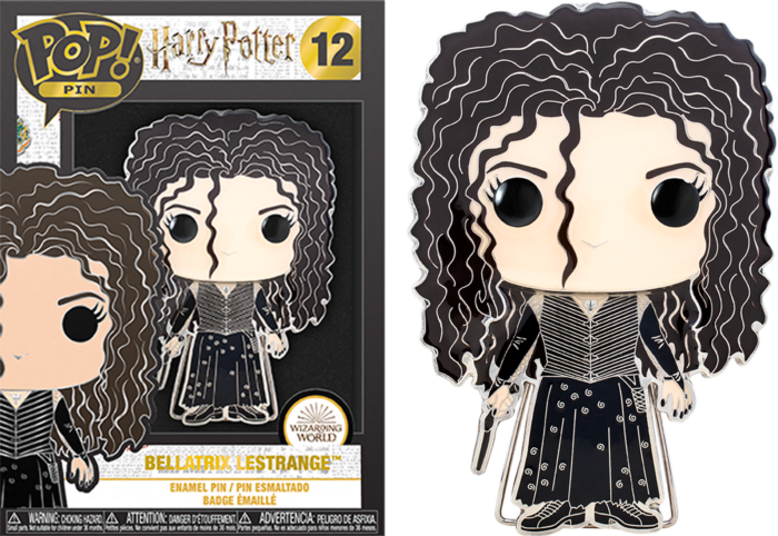 HARRY POTTER - Pop Large Enamel Pin N° 12 - Bellatrix Lestrange