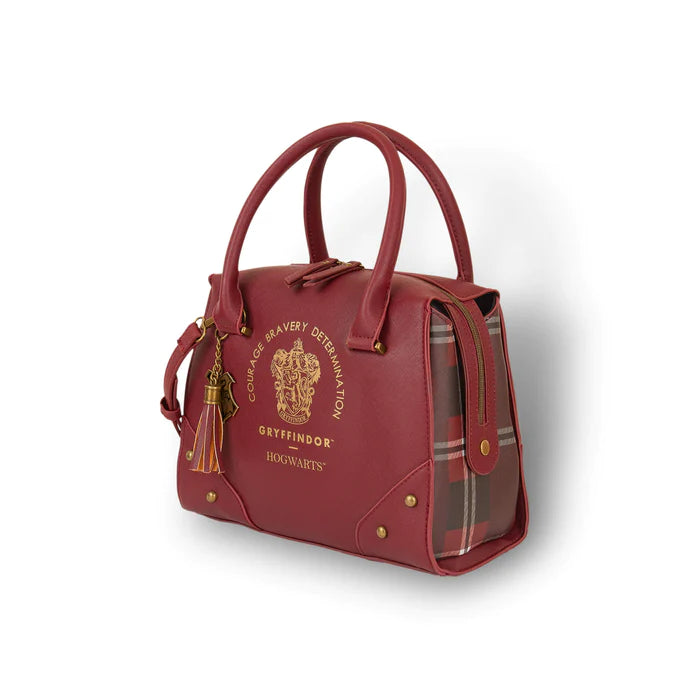 HARRY POTTER - Gryffindor - Luxury Plaid Top Handbag '28x22x13cm'