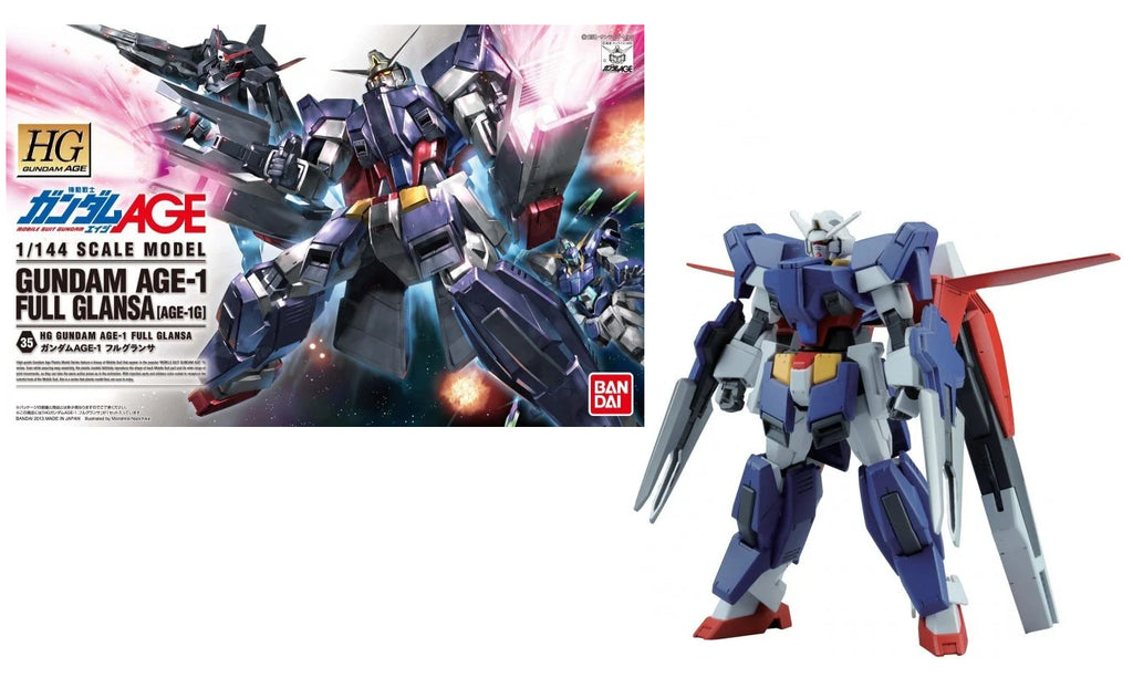 GUNDAM - HG 1/144 Gundam Age Gundam Age-1 Full Glansa - Model Kit