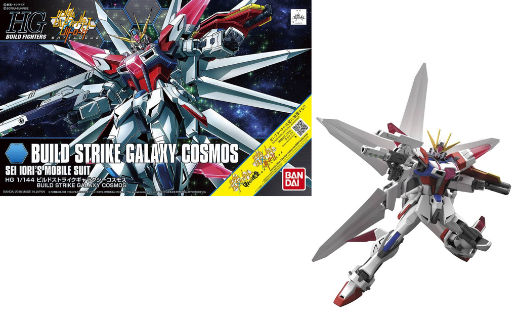 GUNDAM - HG 1/144 Build Strike Galaxy Cosmos - Model Kit 13cm