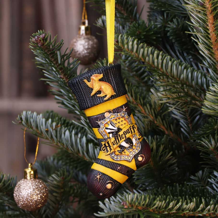 HARRY POTTER - Hufflepuff - Stocking Ornament 9.5cm