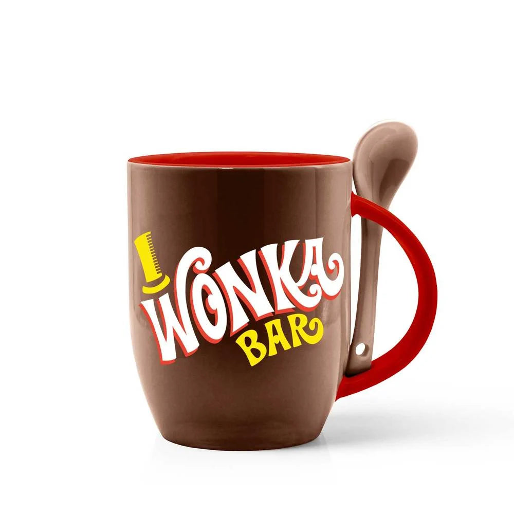 WILLY WONKA - Logo - Mug + Spoon - 350 ml