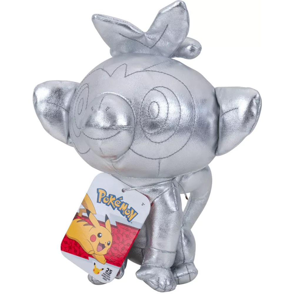 25th Anniversary - Silver Plush 20cm - Grookey